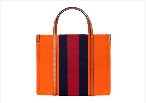 Gucci small orange canvas shoulder crossbody bag - Image 3