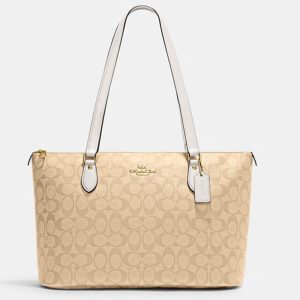 Coach Zipper Tote Shoulder Bag