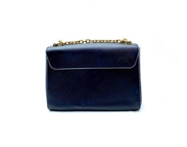 LV TWIST Black Leather Shoulder Bag - Image 4
