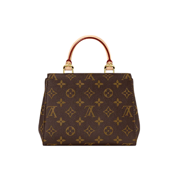 LV Mini Vintage Canvas Shoulder Bag with Leather - Image 5