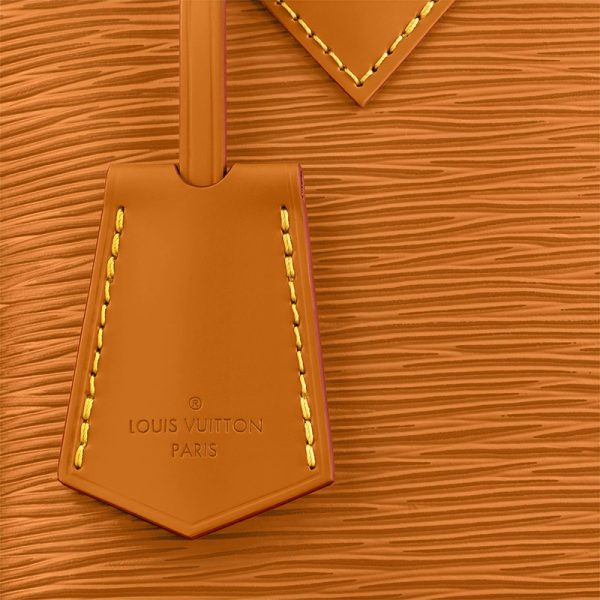 LV caramel brown grain cowhide single shoulder diagonal cross bag - Image 5
