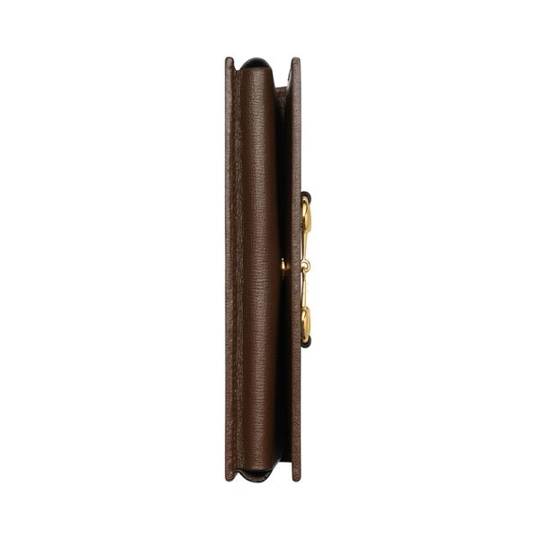 Gucci Brown Leather Chain Shoulder Bag - Image 6