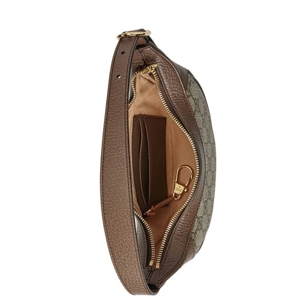 Gucci Mini Beige Ebony Canvas Shoulder Bag with Leather - Image 6