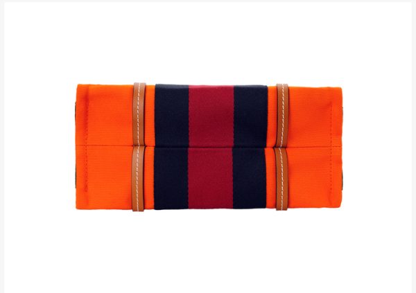 Gucci small orange canvas shoulder crossbody bag - Image 4