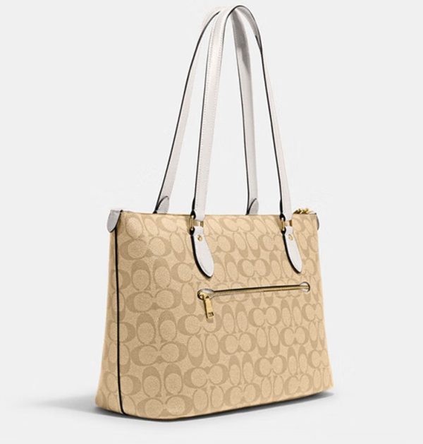 Coach Zipper Tote Shoulder Bag - Image 2