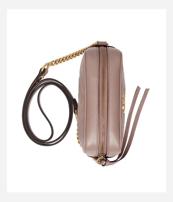 Gucci Mini Double G Water Ripple Chain Shoulder Cross Bag - Image 6