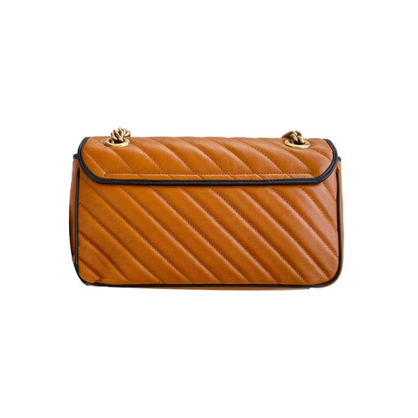 Gucci pumpkin colored black border bag - Image 5