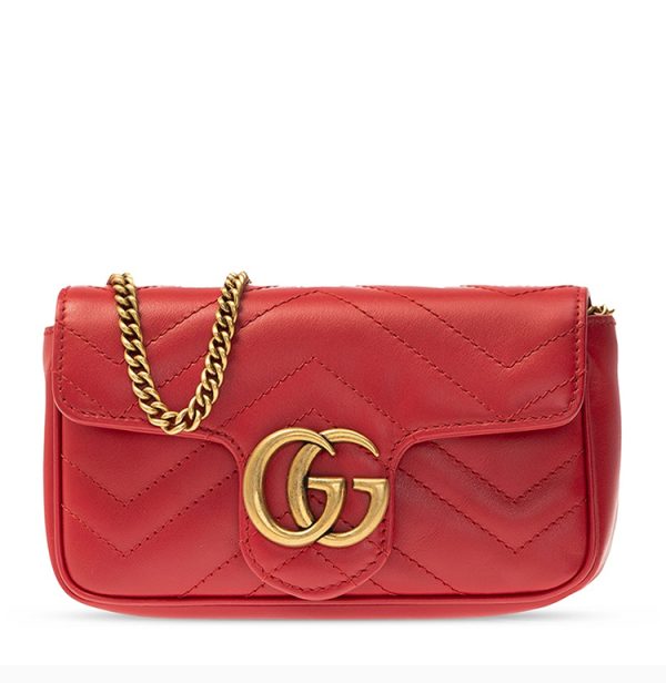 Gucci Mini Leather Shoulder Bag - Image 3