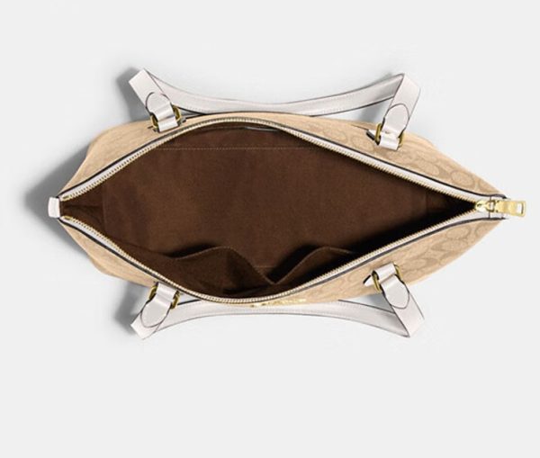 Coach Zipper Tote Shoulder Bag - Image 3