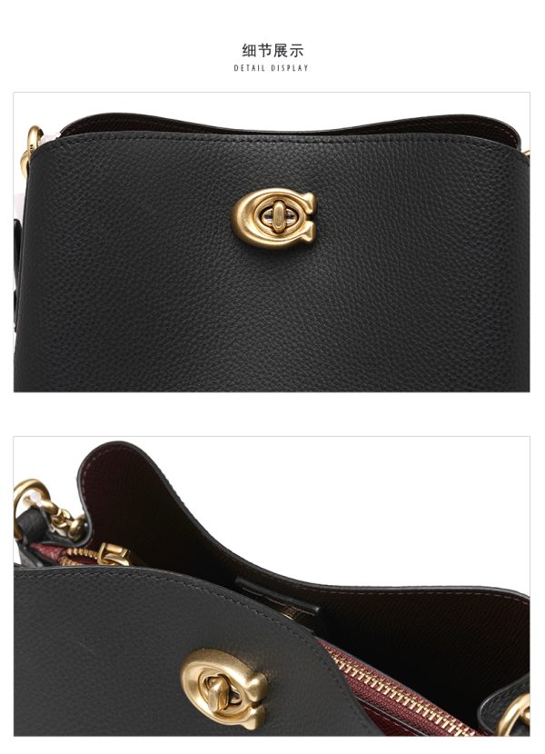 Coach grain leather single shoulder crossbody bag - Image 7