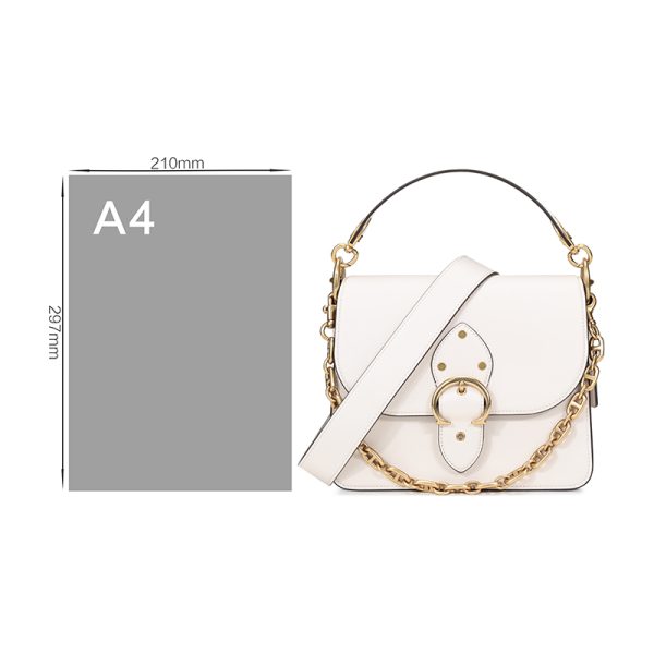 Coach Leather Handheld Shoulder Bag - Image 7