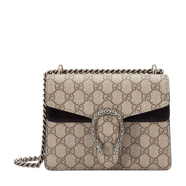 Gucci canvas shoulder bag