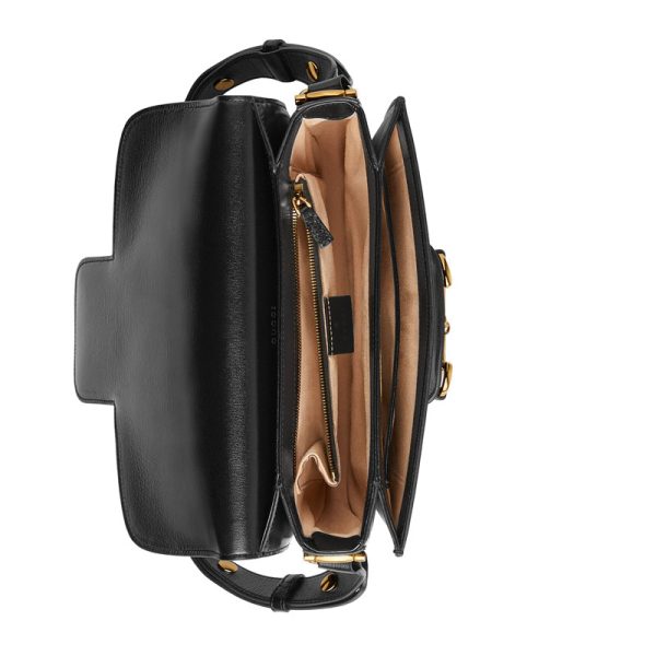 Gucci small calf leather flip shoulder bag (3 colors available) - Image 8