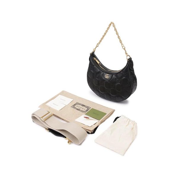 Gucci Leather Small Underarm Handheld Shoulder Bag - Image 8