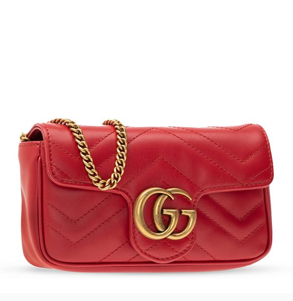 Gucci Mini Leather Shoulder Bag - Image 8