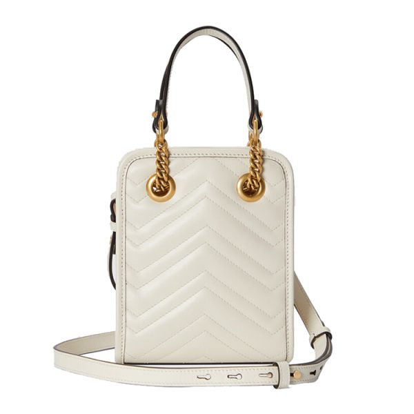 Gucci Mini Leather Handbag - Image 9