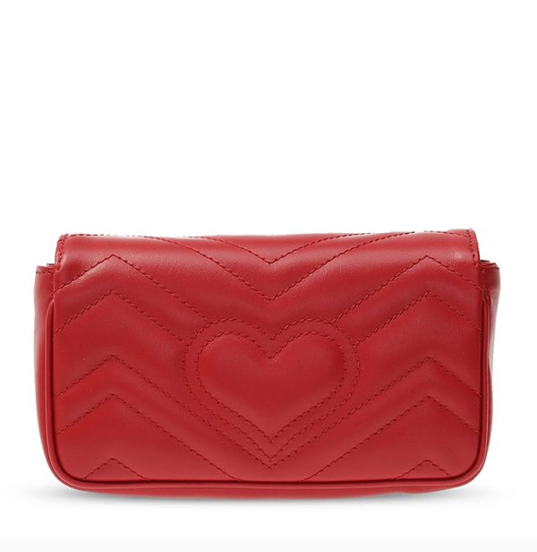 Gucci Mini Leather Shoulder Bag - Image 9